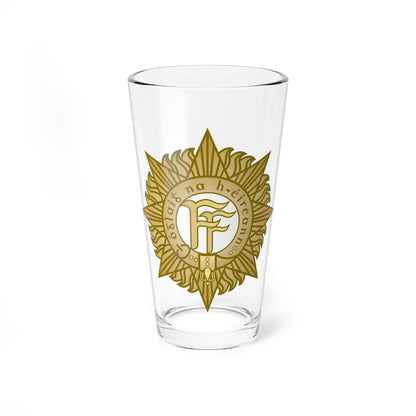 Badge of the Irish Defence Forces (Ireland) (Coat of Arms) Pint Glass 16oz 16oz - Go Mug Yourself
