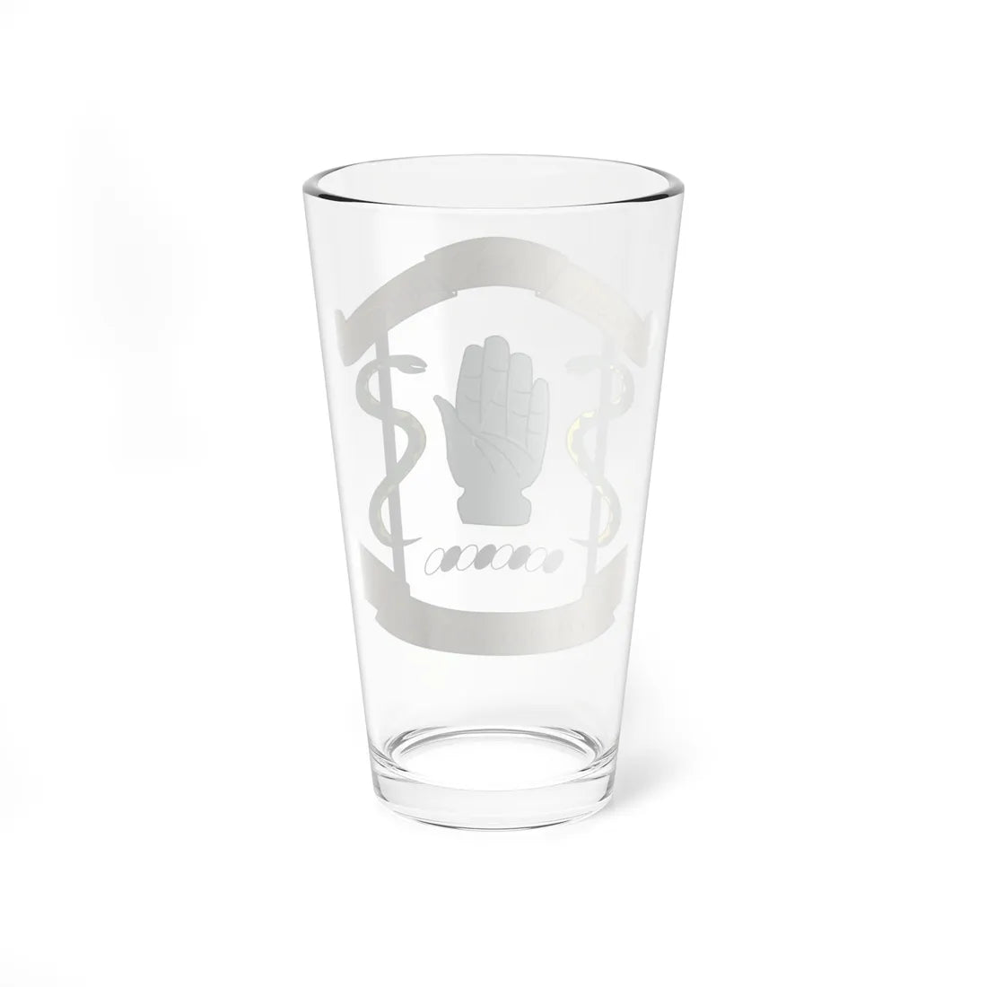 Badge of the Irish Medical Corps (Ireland) (Coat of Arms) Pint Glass 16oz - Go Mug Yourself