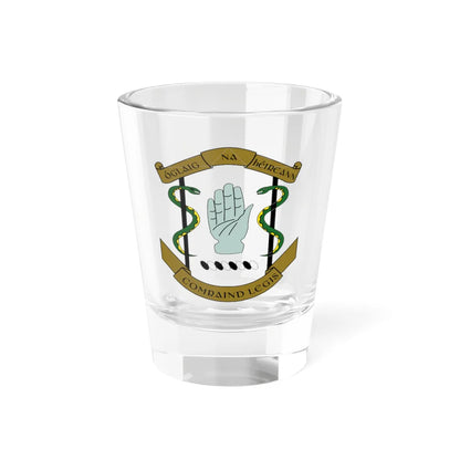 Badge of the Irish Medical Corps (Ireland) (Coat of Arms) Shot Glass 1.5oz 1.5oz - Go Mug Yourself
