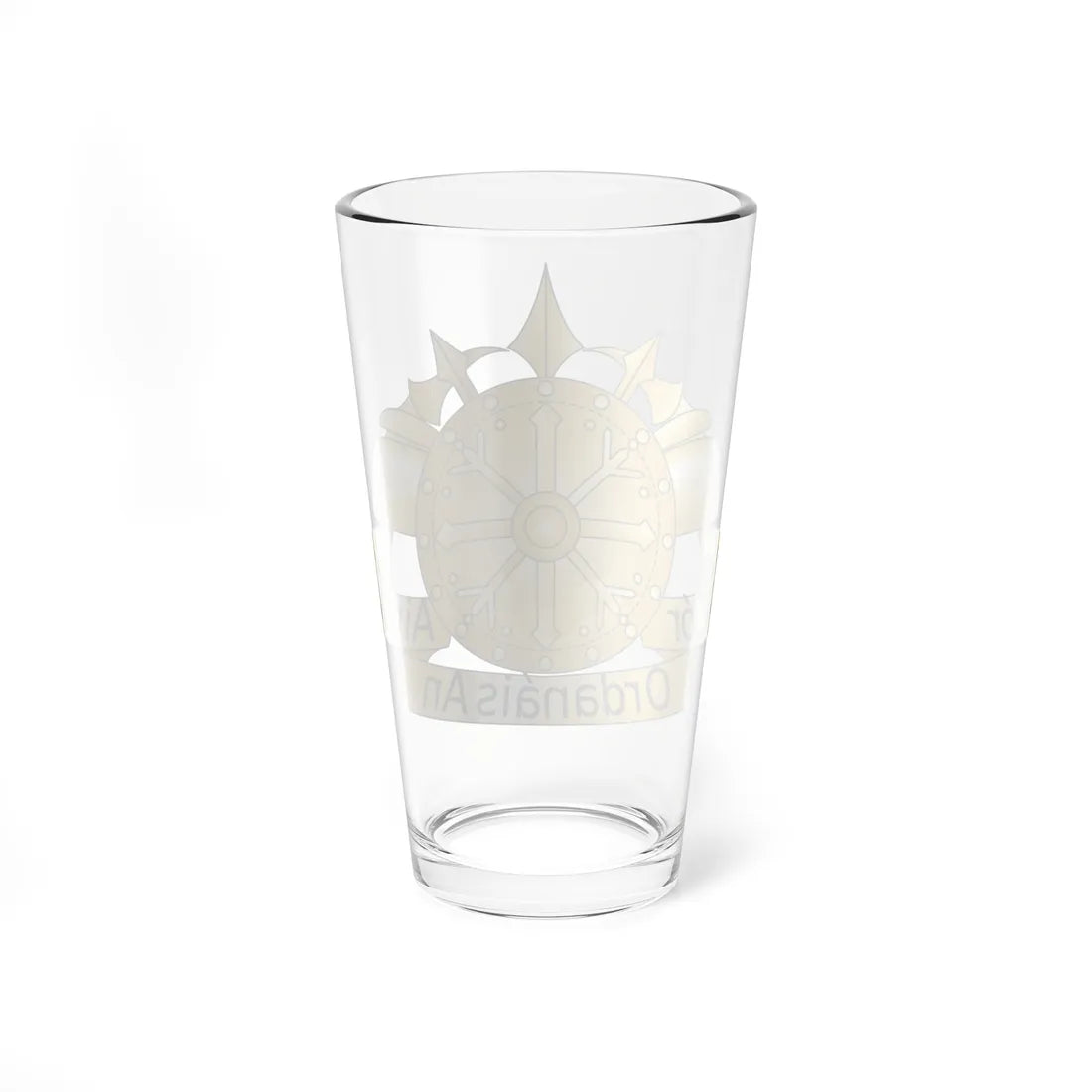 Badge of the Irish Ordnance Corps (Ireland) (Coat of Arms) Pint Glass 16oz - Go Mug Yourself