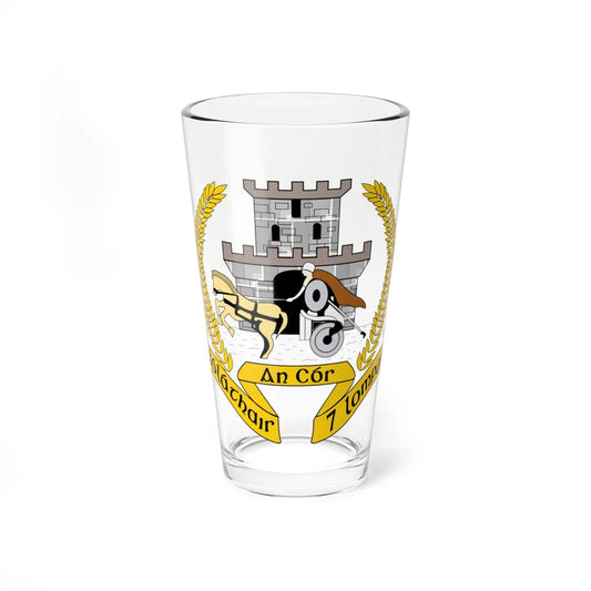 Badge of the Irish Transport Corps (Ireland) (Coat of Arms) Pint Glass 16oz 16oz - Go Mug Yourself