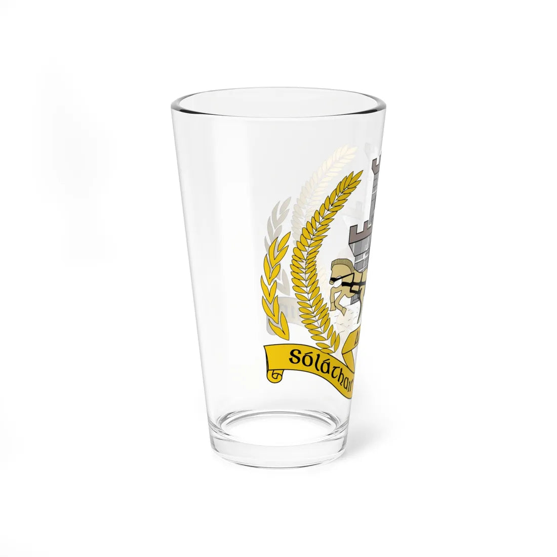 Badge of the Irish Transport Corps (Ireland) (Coat of Arms) Pint Glass 16oz - Go Mug Yourself