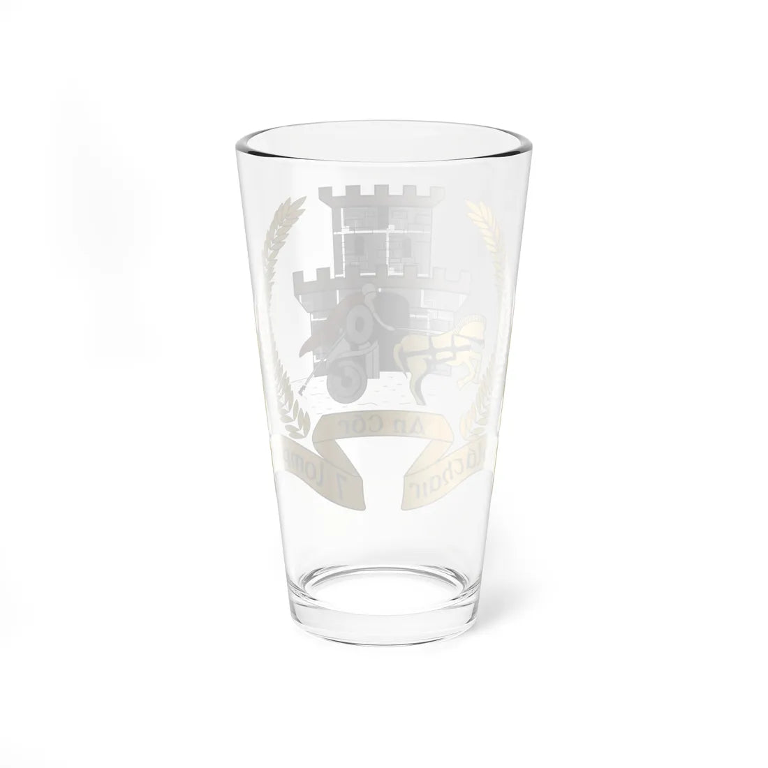 Badge of the Irish Transport Corps (Ireland) (Coat of Arms) Pint Glass 16oz - Go Mug Yourself