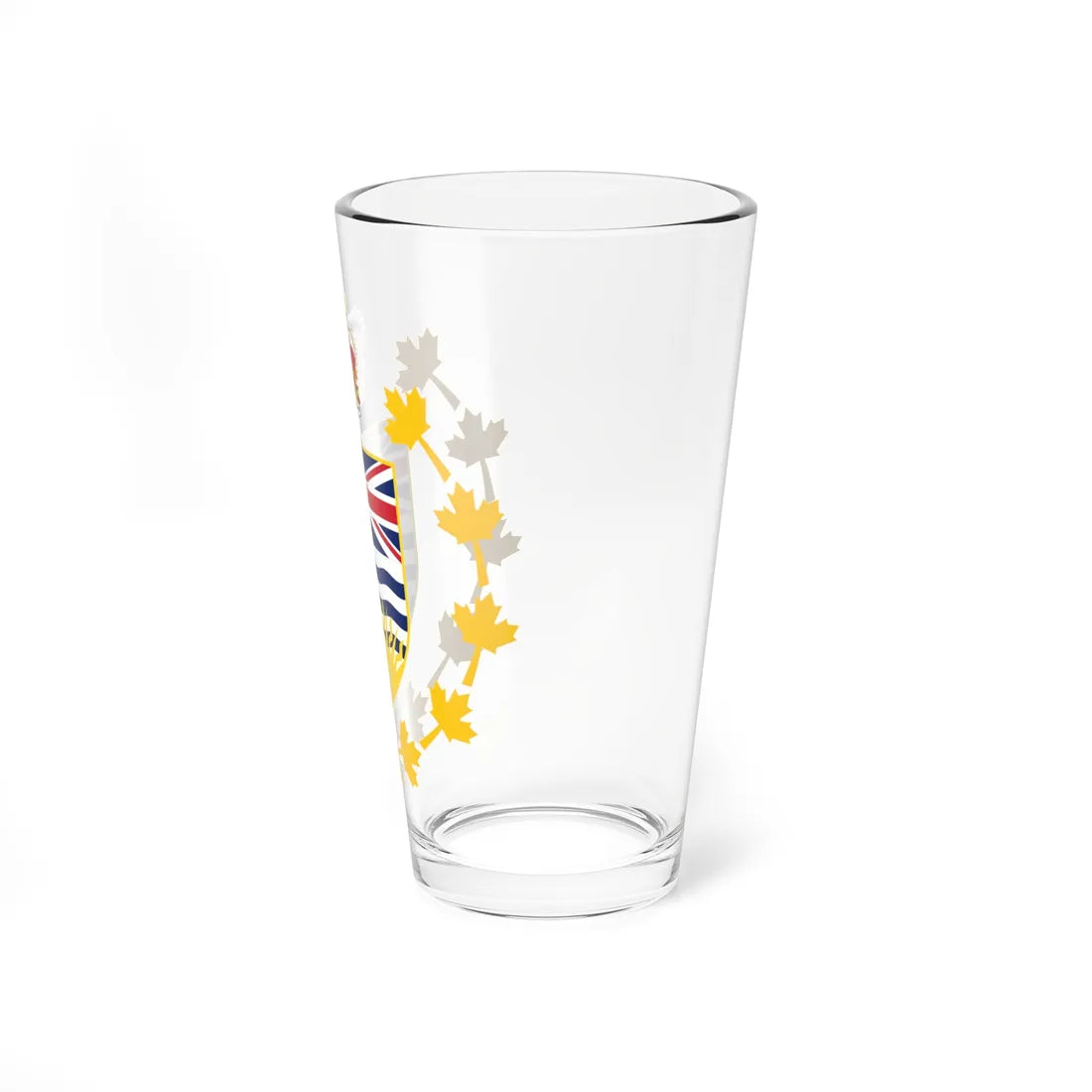Badge of the Lieutenant-Governor of British Columbia (Canada) (Coat of Arms) Pint Glass 16oz - Go Mug Yourself