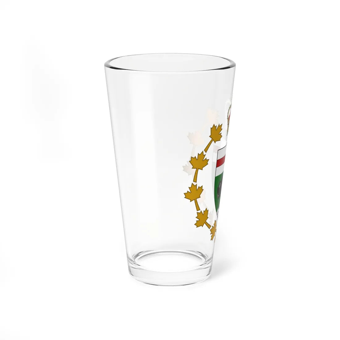 Badge of the Lieutenant Governor of Manitoba (Canada) (Coat of Arms) Pint Glass 16oz - Go Mug Yourself