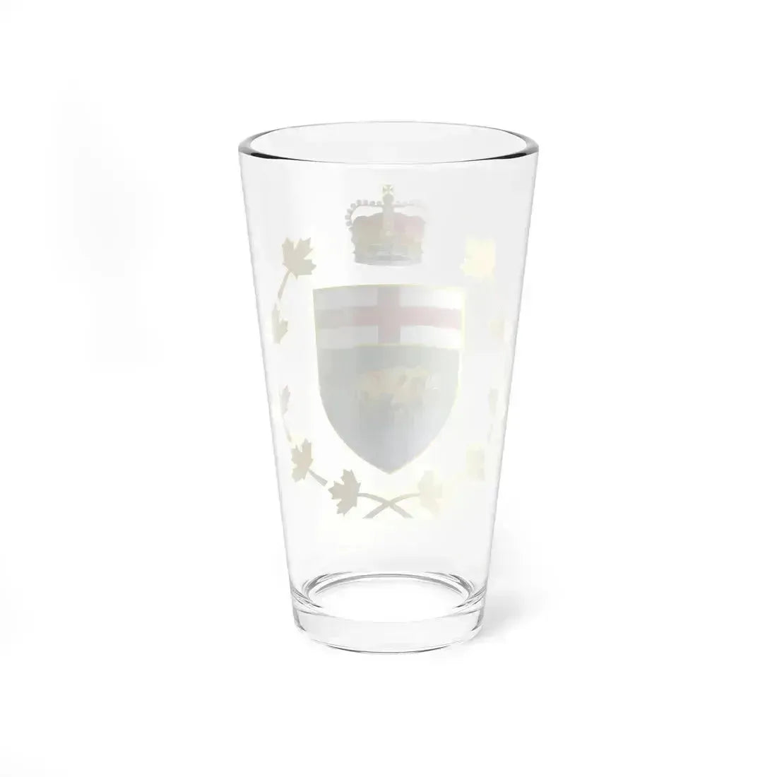 Badge of the Lieutenant-Governor of Manitoba (Canada) (Coat of Arms) Pint Glass 16oz - Go Mug Yourself