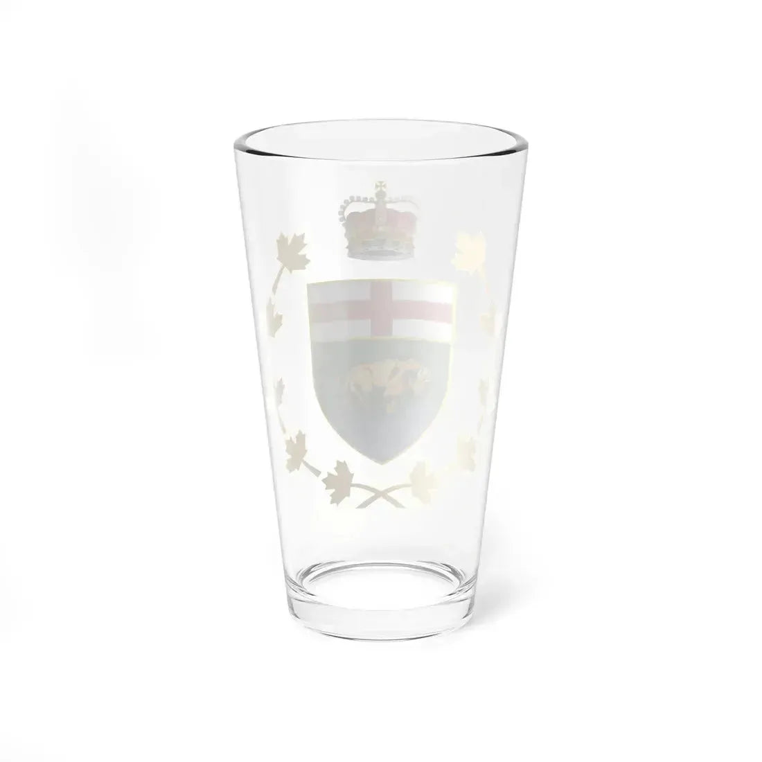 Badge of the Lieutenant-Governor of Manitoba (Canada) (Coat of Arms) Pint Glass 16oz - Go Mug Yourself