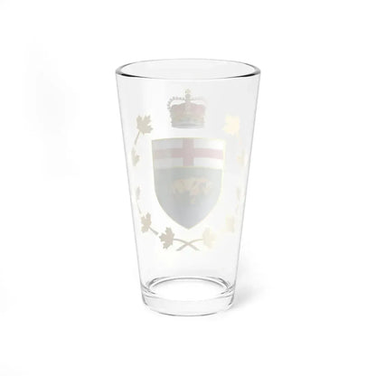 Badge of the Lieutenant-Governor of Manitoba (Canada) (Coat of Arms) Pint Glass 16oz - Go Mug Yourself