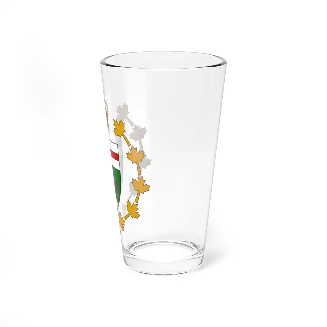 Badge of the Lieutenant Governor of Manitoba (Canada) (Coat of Arms) Pint Glass 16oz - Go Mug Yourself