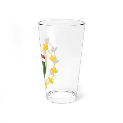 Badge of the Lieutenant-Governor of Manitoba (Canada) (Coat of Arms) Pint Glass 16oz - Go Mug Yourself