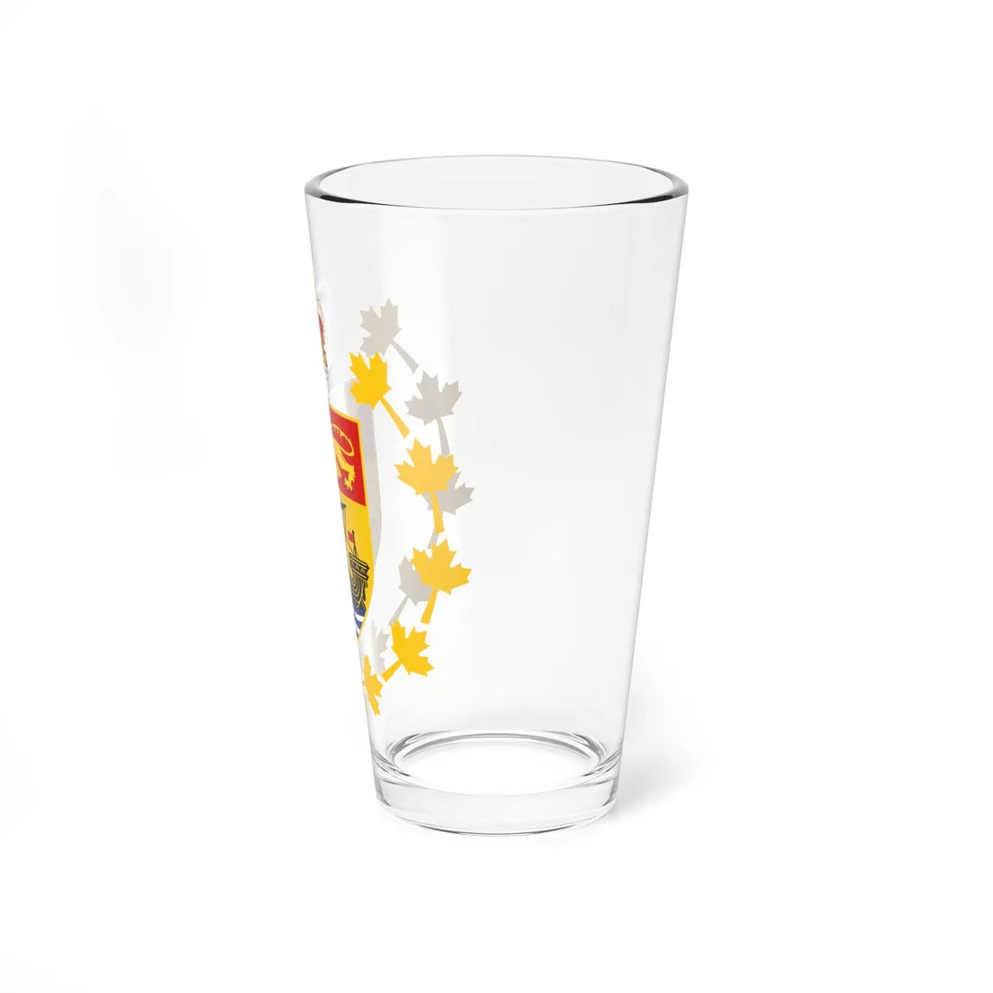 Badge of the Lieutenant-Governor of New Brunswick (Canada) (Coat of Arms) Pint Glass 16oz - Go Mug Yourself