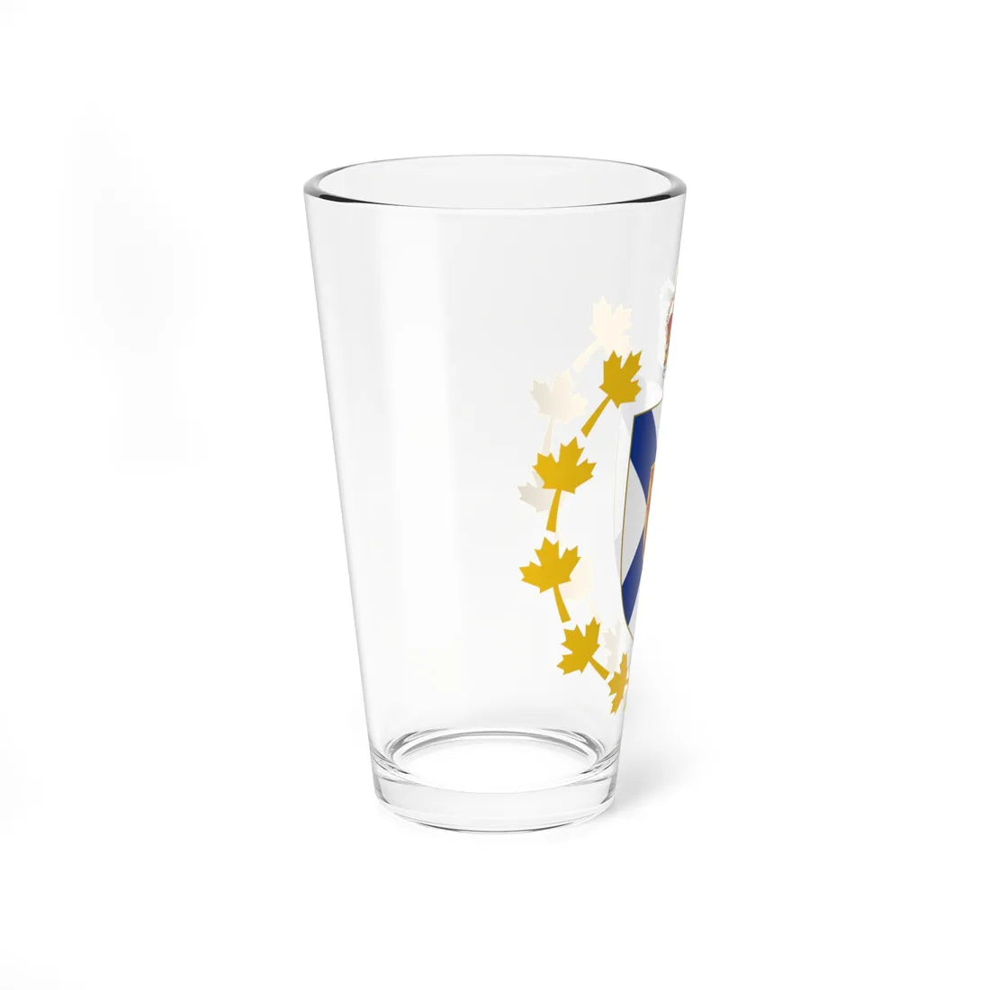 Badge of the Lieutenant-Governor of Nova Scotia (Canada) (Coat of Arms) Pint Glass 16oz - Go Mug Yourself
