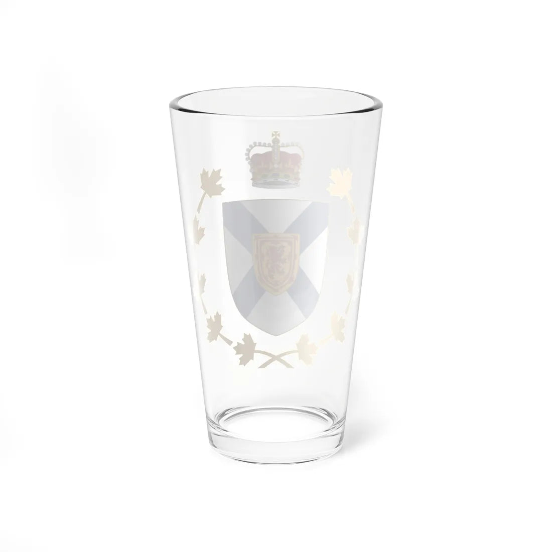 Badge of the Lieutenant-Governor of Nova Scotia (Canada) (Coat of Arms) Pint Glass 16oz - Go Mug Yourself