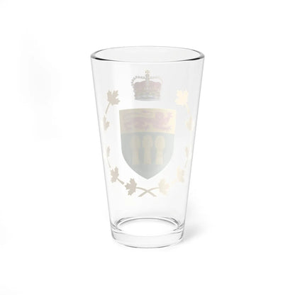 Badge of the Lieutenant-Governor of Saskatchewan (Canada) (Coat of Arms) Pint Glass 16oz - Go Mug Yourself