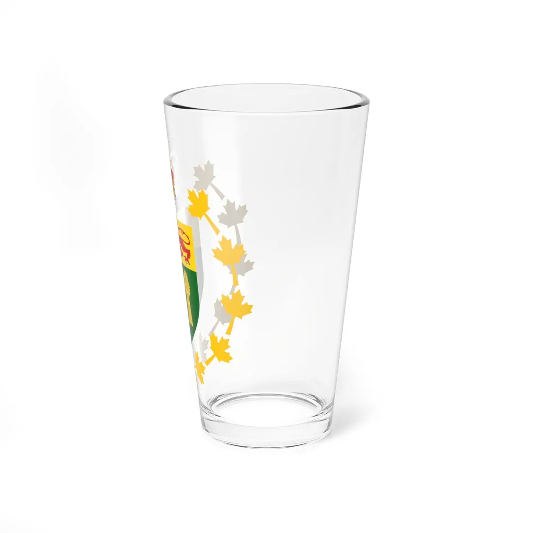 Badge of the Lieutenant-Governor of Saskatchewan (Canada) (Coat of Arms) Pint Glass 16oz - Go Mug Yourself