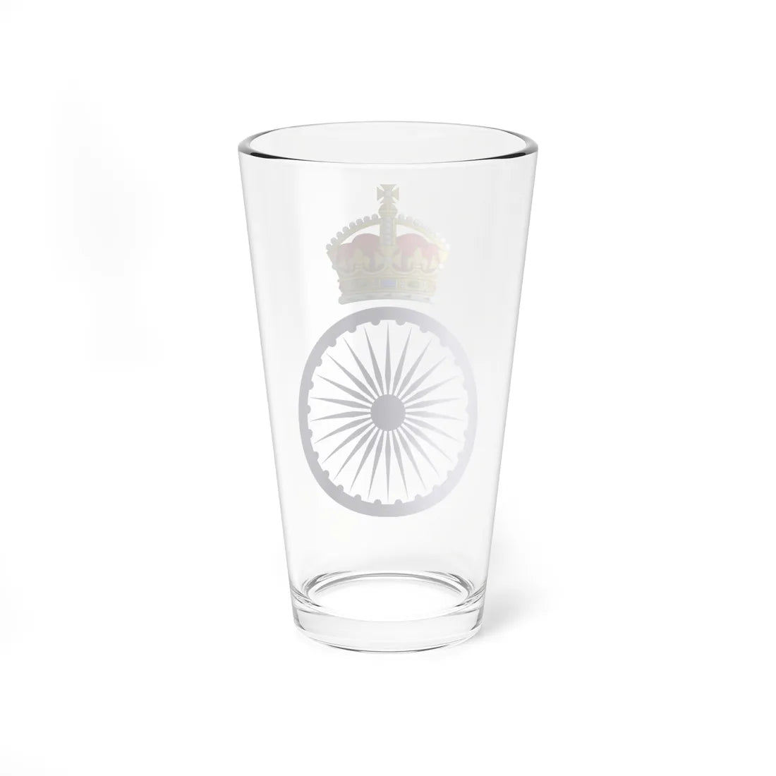 Badge of the Monarchy of India 1947-50 (India) (Coat of Arms) Pint Glass 16oz - Go Mug Yourself