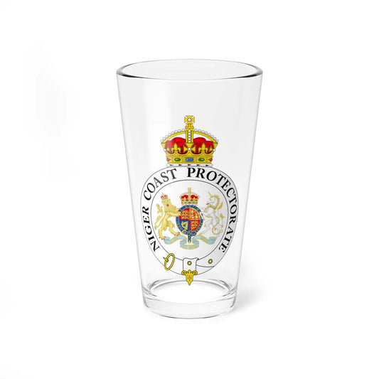 Badge of the Niger Coast Protectorate (Niger) (Coat of Arms) Pint Glass 16oz 16oz - Go Mug Yourself