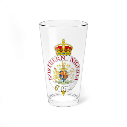 Badge of the Northern Nigeria Protectorate (Niger) (Coat of Arms) Pint Glass 16oz 16oz - Go Mug Yourself