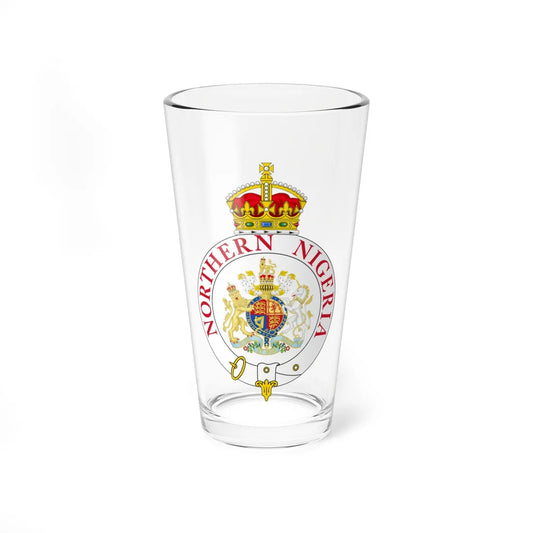 Badge of the Northern Nigeria Protectorate (Niger) (Coat of Arms) Pint Glass 16oz 16oz - Go Mug Yourself