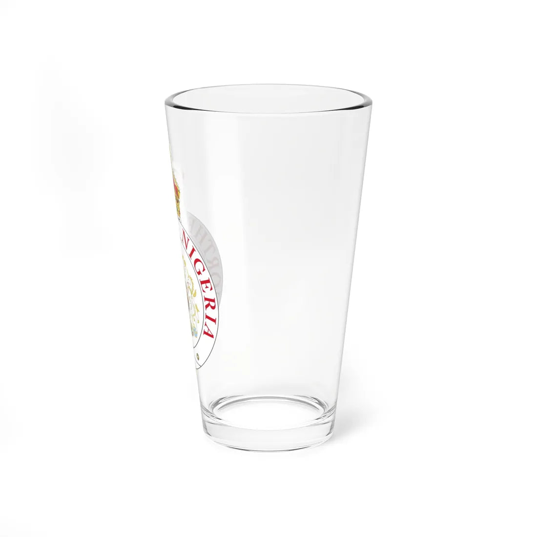 Badge of the Northern Nigeria Protectorate (Niger) (Coat of Arms) Pint Glass 16oz - Go Mug Yourself