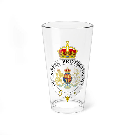 Badge of the Oil Rivers Protectorate (Niger) (Coat of Arms) Pint Glass 16oz 16oz - Go Mug Yourself