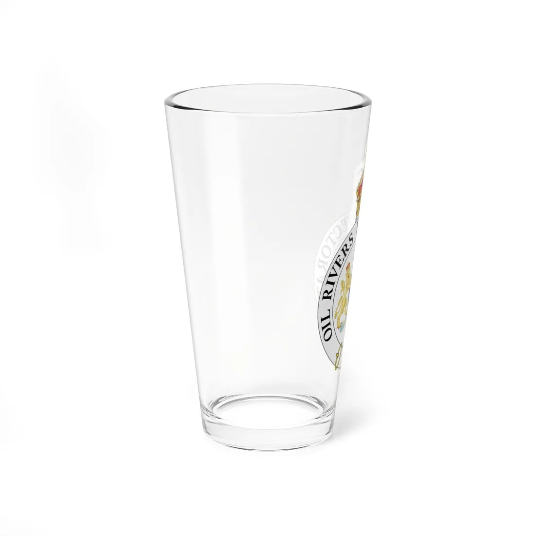 Badge of the Oil Rivers Protectorate (Niger) (Coat of Arms) Pint Glass 16oz - Go Mug Yourself