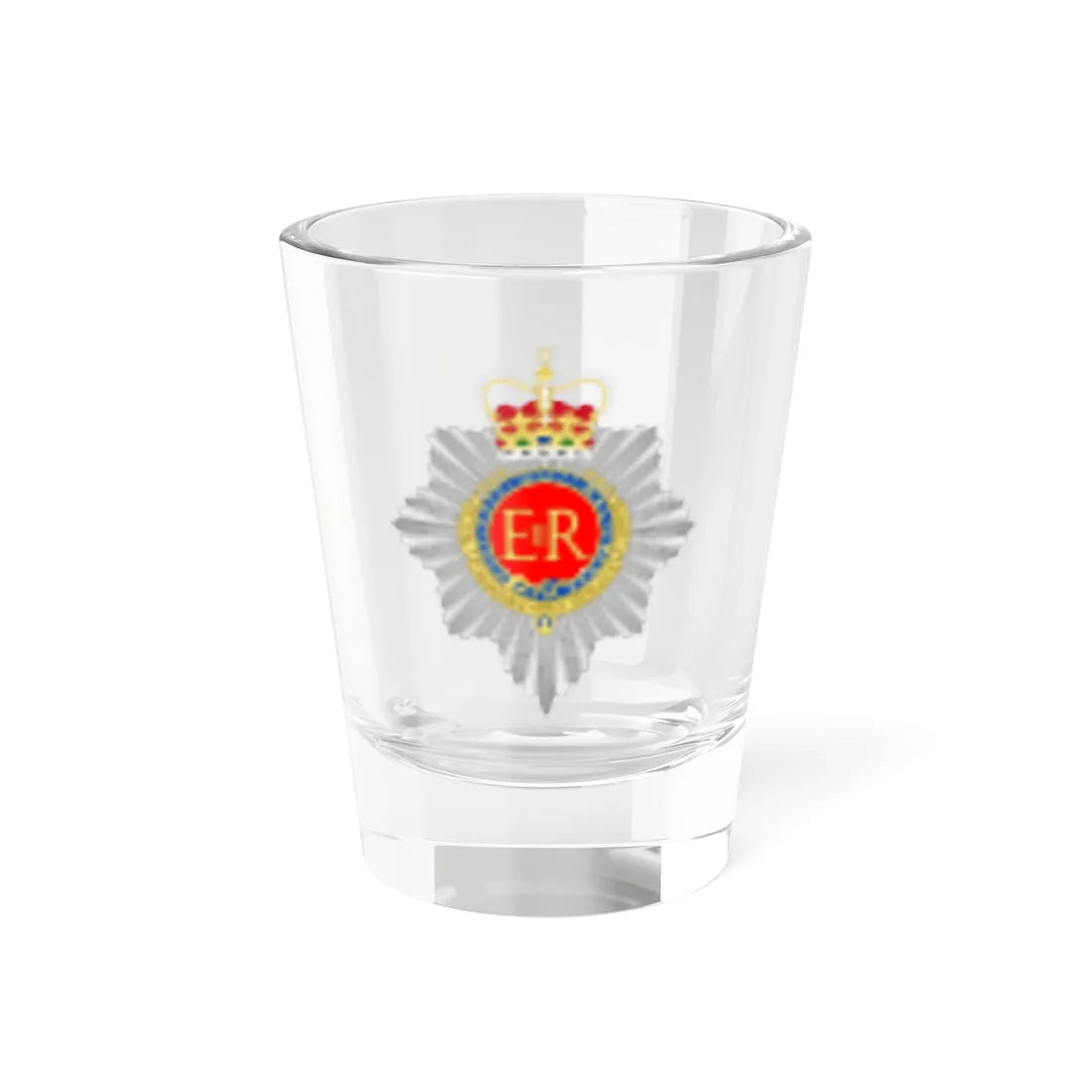 Badge of the Royal Canadian Army Service Corps (Canada) (Coat of Arms) Shot Glass 1.5oz 1.5oz - Go Mug Yourself