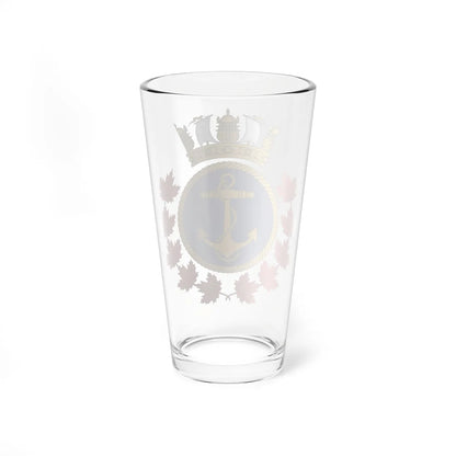 Badge of the Royal Canadian Sea Cadets (Canada) (Coat of Arms) Pint Glass 16oz - Go Mug Yourself