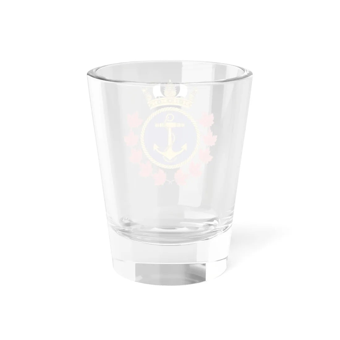 Badge of the Royal Canadian Sea Cadets (Canada) (Coat of Arms) Shot Glass 1.5oz - Go Mug Yourself