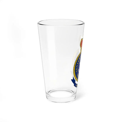 Badge of the Royal Malaysian Navy (Malaysia) (Coat of Arms) Pint Glass 16oz - Go Mug Yourself