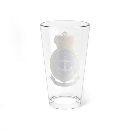 Badge of the Royal Malaysian Navy (Malaysia) (Coat of Arms) Pint Glass 16oz - Go Mug Yourself
