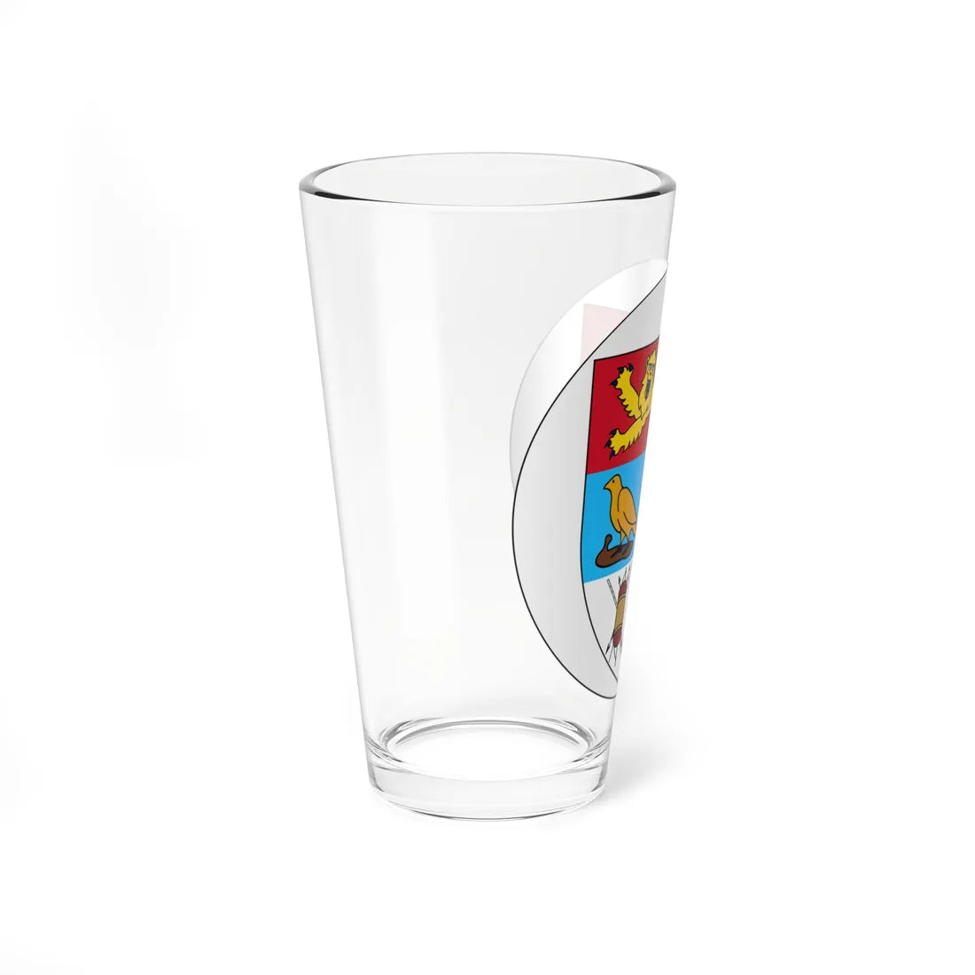 Badge of the Solomon Islands 1956-1978 (Solomon Islands) (Coat of Arms) Pint Glass 16oz - Go Mug Yourself
