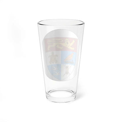 Badge of the Solomon Islands 1956-1978 (Solomon Islands) (Coat of Arms) Pint Glass 16oz - Go Mug Yourself