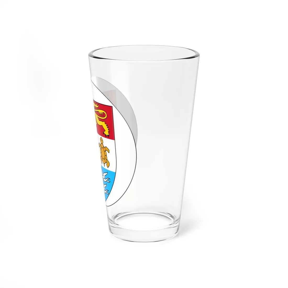 Badge of the Solomon Islands 1956-1978 (Solomon Islands) (Coat of Arms) Pint Glass 16oz - Go Mug Yourself