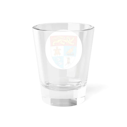 Badge of the Solomon Islands 1956-1978 (Solomon Islands) (Coat of Arms) Shot Glass 1.5oz - Go Mug Yourself