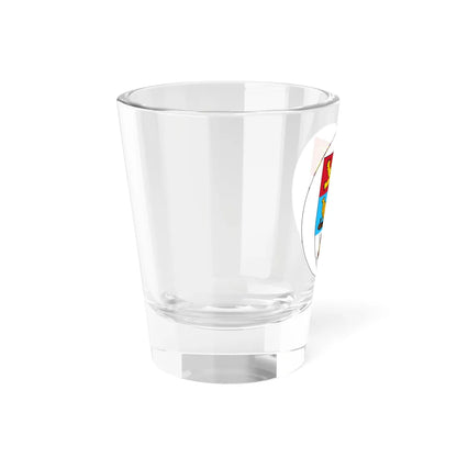 Badge of the Solomon Islands 1956-1978 (Solomon Islands) (Coat of Arms) Shot Glass 1.5oz - Go Mug Yourself