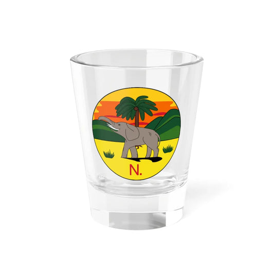 Badge of the Southern Nigeria Protectorate 1906-1914 (Niger) (Coat of Arms) Shot Glass 1.5oz 1.5oz - Go Mug Yourself