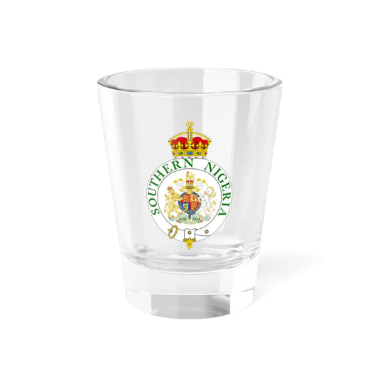 Badge of the Southern Nigeria Protectorate (Niger) (Coat of Arms) Shot Glass 1.5oz 1.5oz - Go Mug Yourself