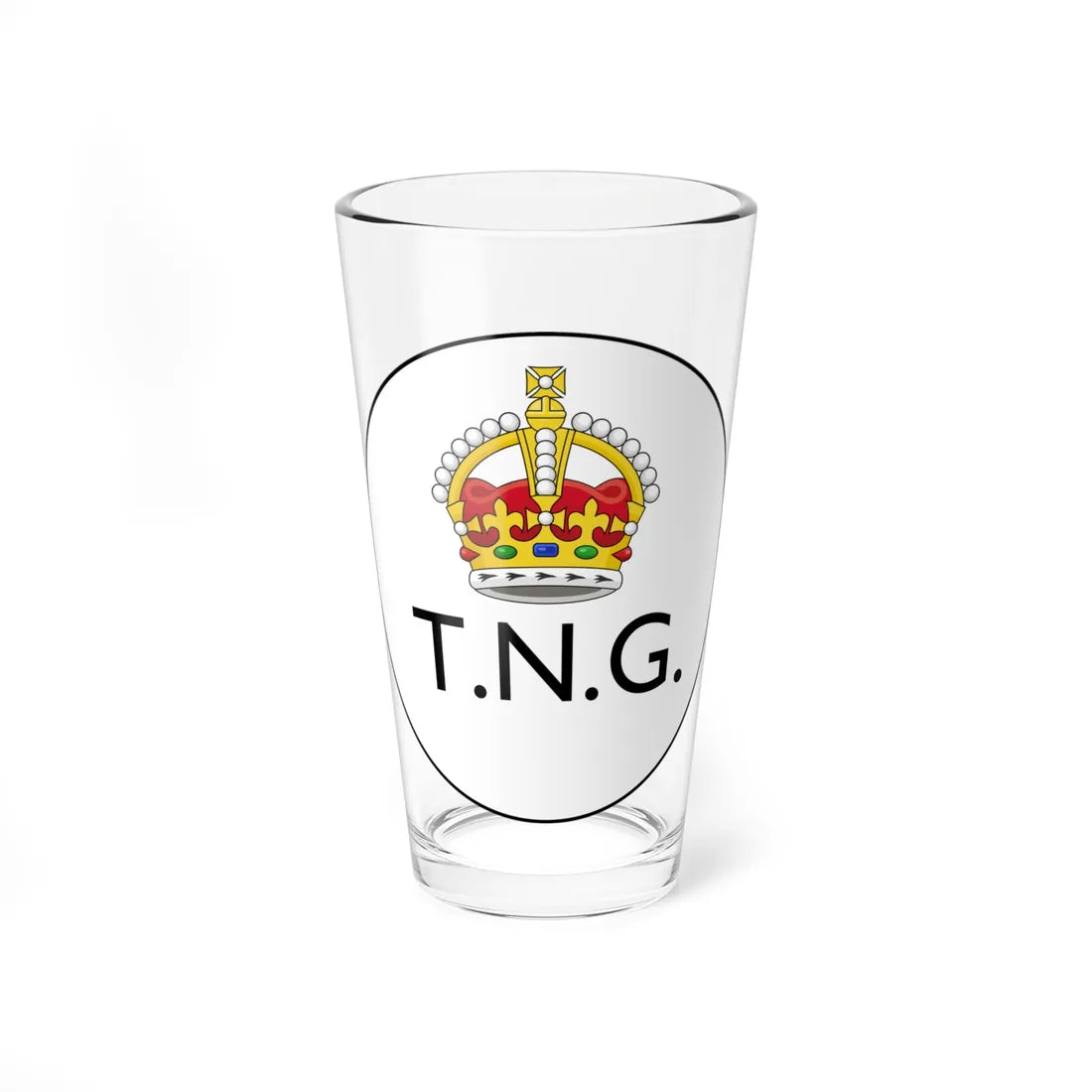 Badge of the Territory of New Guinea (Guinea) (Coat of Arms) Pint Glass 16oz 16oz - Go Mug Yourself