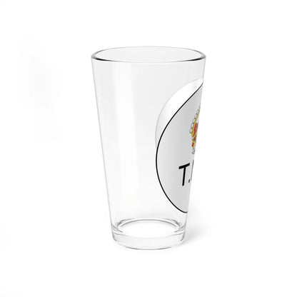 Badge of the Territory of New Guinea (Guinea) (Coat of Arms) Pint Glass 16oz - Go Mug Yourself