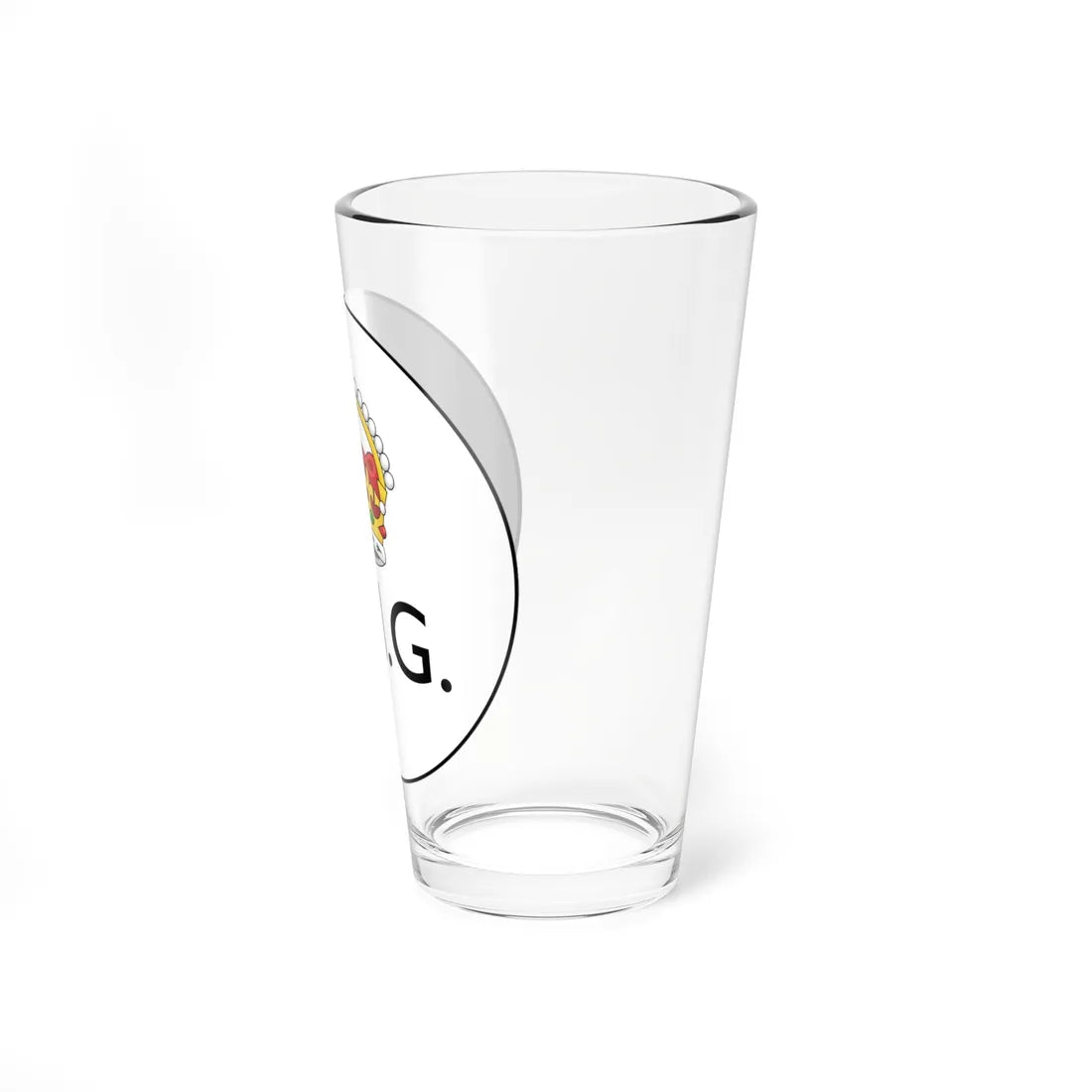 Badge of the Territory of New Guinea (Guinea) (Coat of Arms) Pint Glass 16oz - Go Mug Yourself