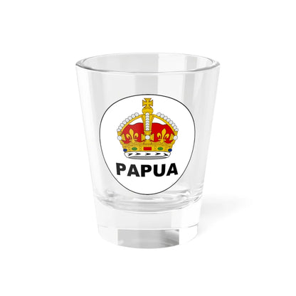 Badge of the Territory of Papua (Guinea) (Coat of Arms) Shot Glass 1.5oz 1.5oz - Go Mug Yourself