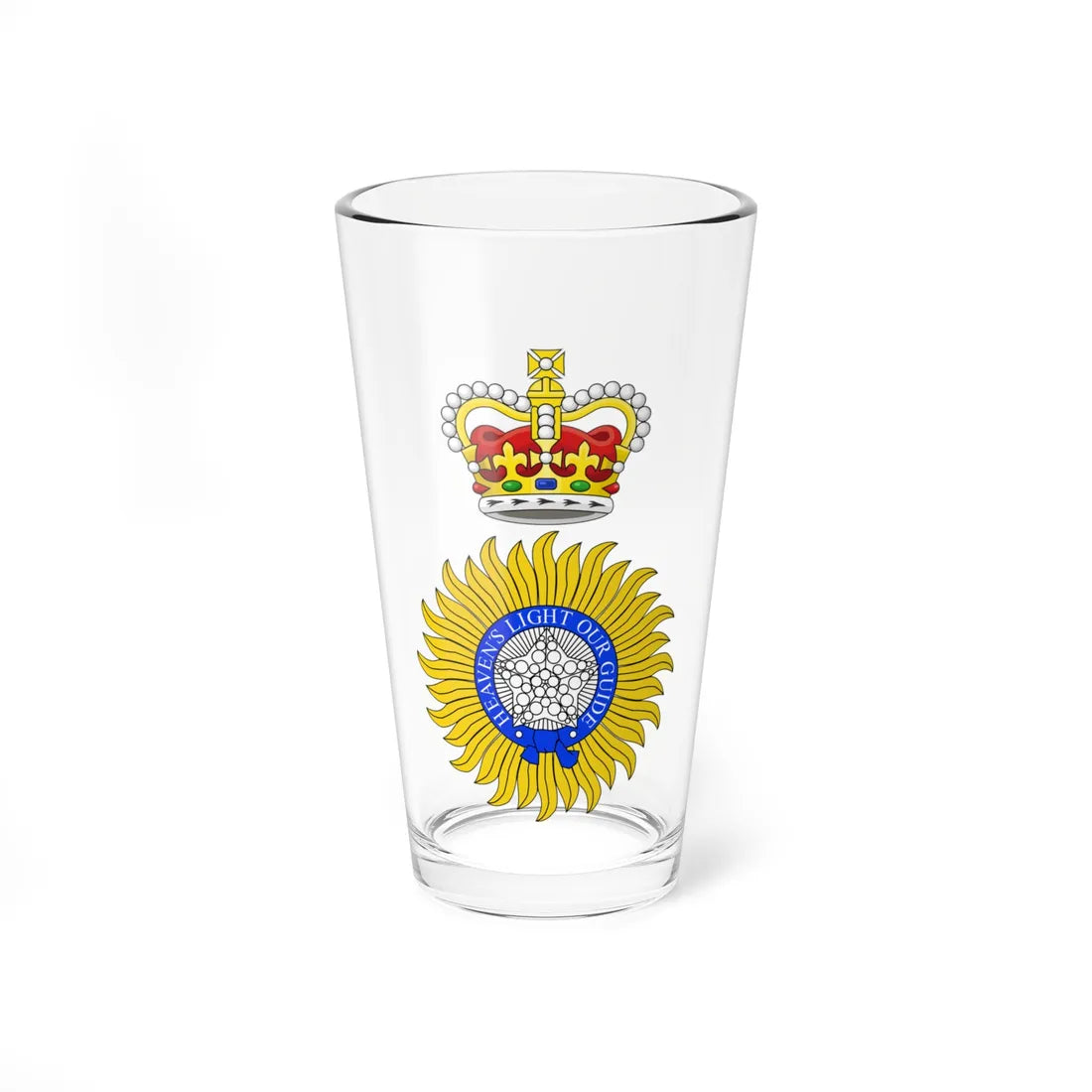 Badge of the Viceroy of India 1876-1904 (India) (Coat of Arms) Pint Glass 16oz 16oz - Go Mug Yourself