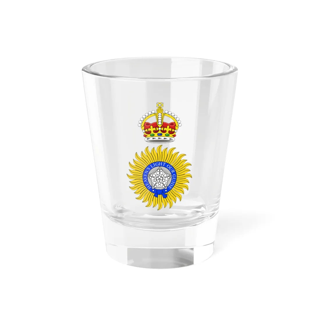 Badge of the Viceroy of India (India) (Coat of Arms) Shot Glass 1.5oz 1.5oz - Go Mug Yourself