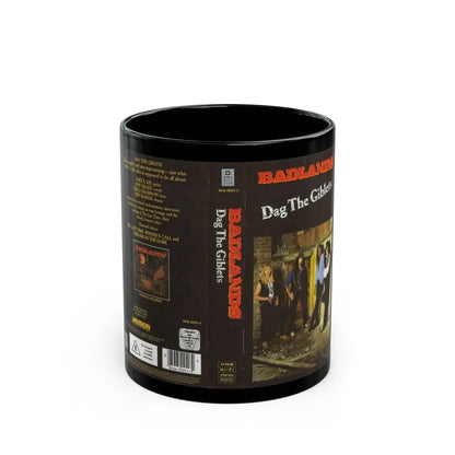 BADLANDS DAG THE GIBLETS (VHS COVER) - Black Coffee Mug-11oz-Go Mug Yourself