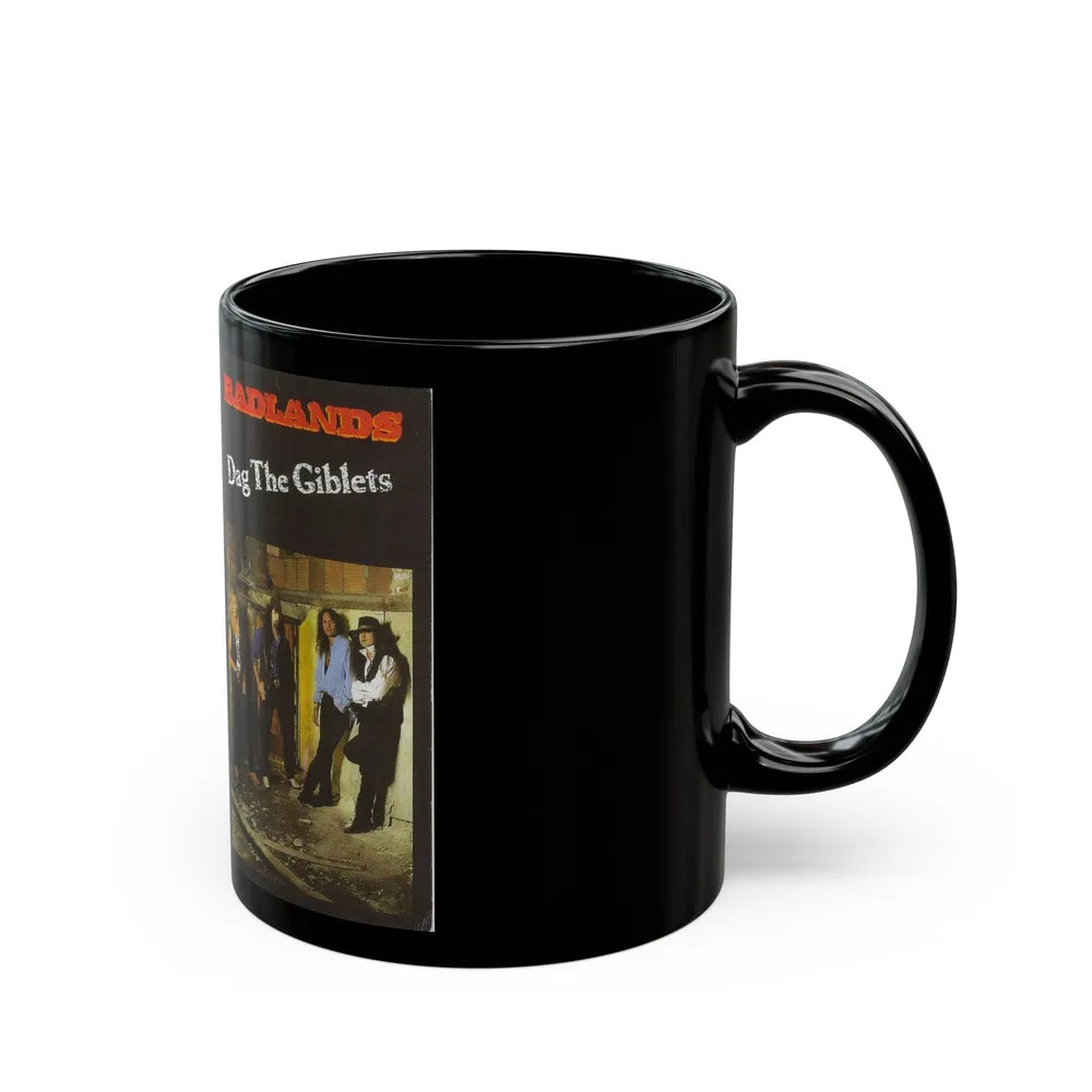 BADLANDS DAG THE GIBLETS (VHS COVER) - Black Coffee Mug-Go Mug Yourself