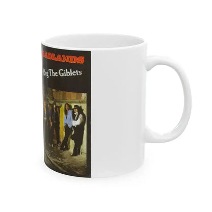 BADLANDS DAG THE GIBLETS (VHS COVER) - White Coffee Mug - Go Mug Yourself