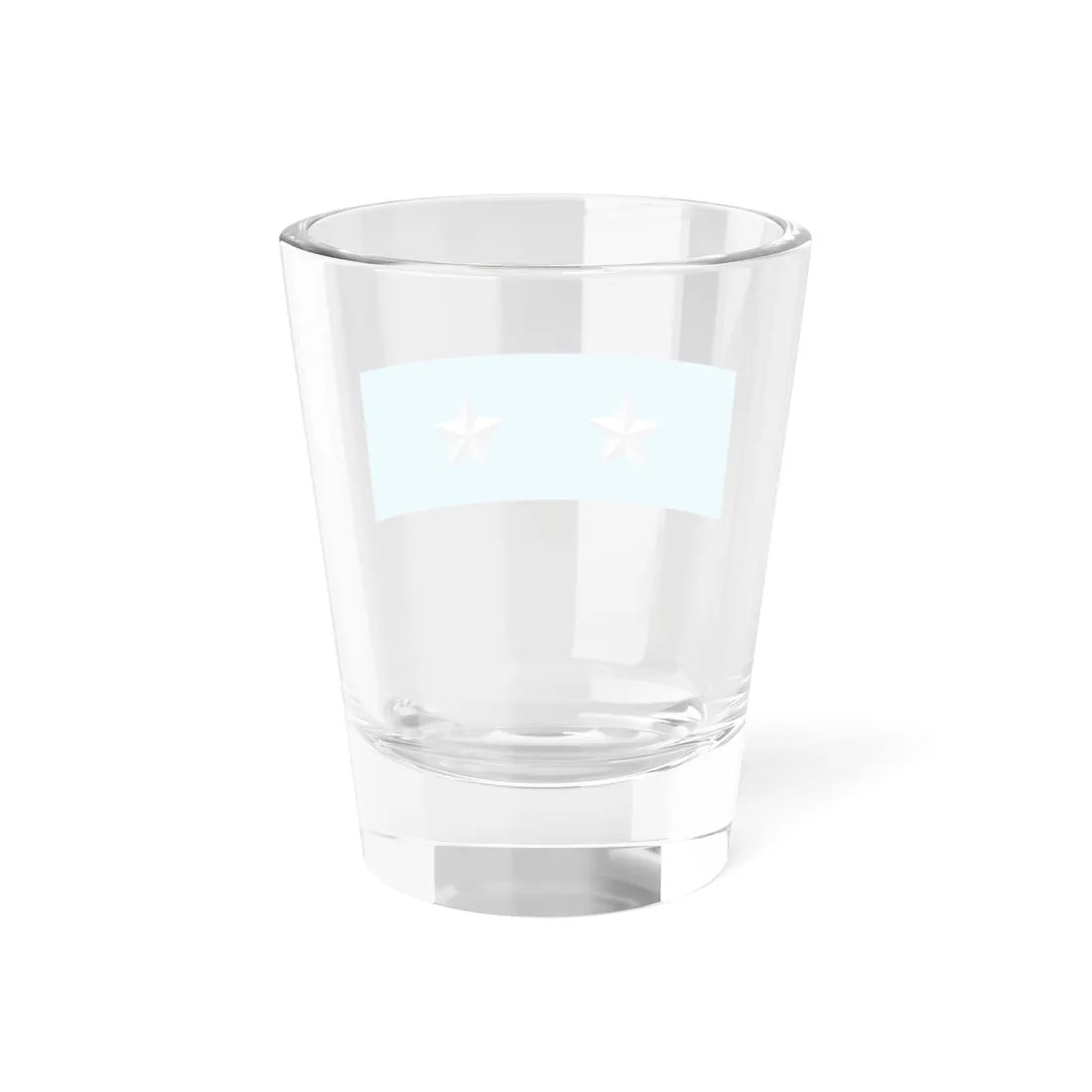 BAF Air Vice-Marshal Star Plate (Bangladesh) (Coat of Arms) Shot Glass 1.5oz - Go Mug Yourself