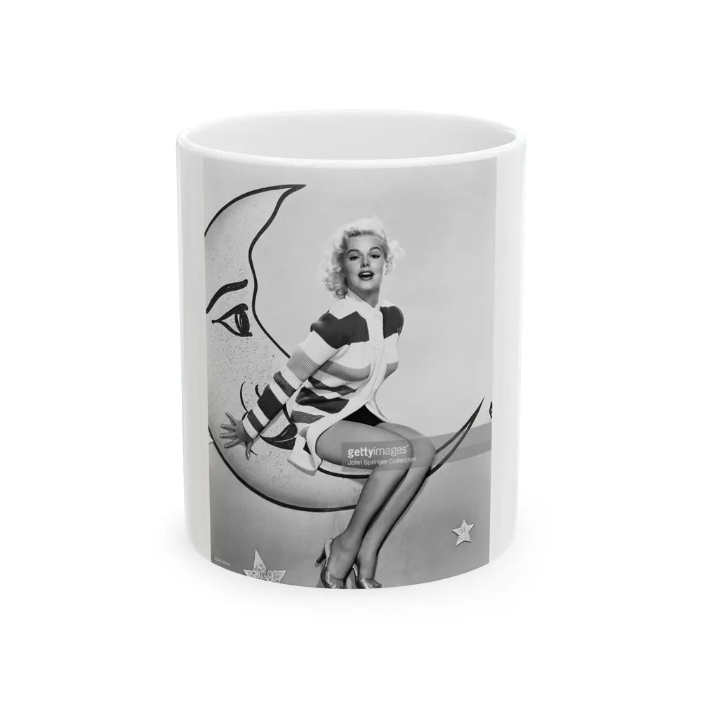 Barbara Lang #31 (Vintage Female Icon) White Coffee Mug-11oz-Go Mug Yourself