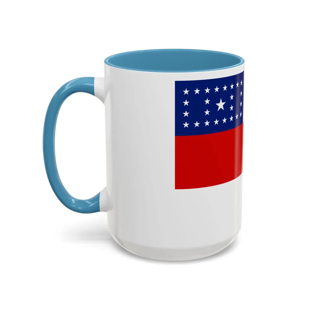 Flag of Amazonas Brazil - Accent Coffee Mug-Go Mug Yourself